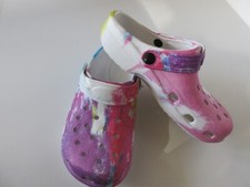 Casual Women's Slip On Garden Clogs Sandal Multi Color Size 6 New