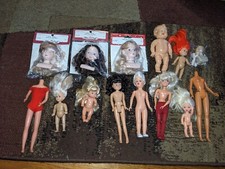 Vintage lot doll parts OOAK bisque Doll Heads Doll Making Restoration