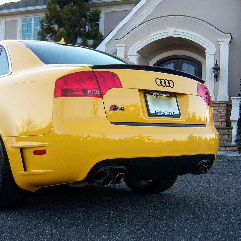 Placa de identificación trasera negra mate para Audi S4 emblema maletero insignia Sport Sline Foto 4 de 4