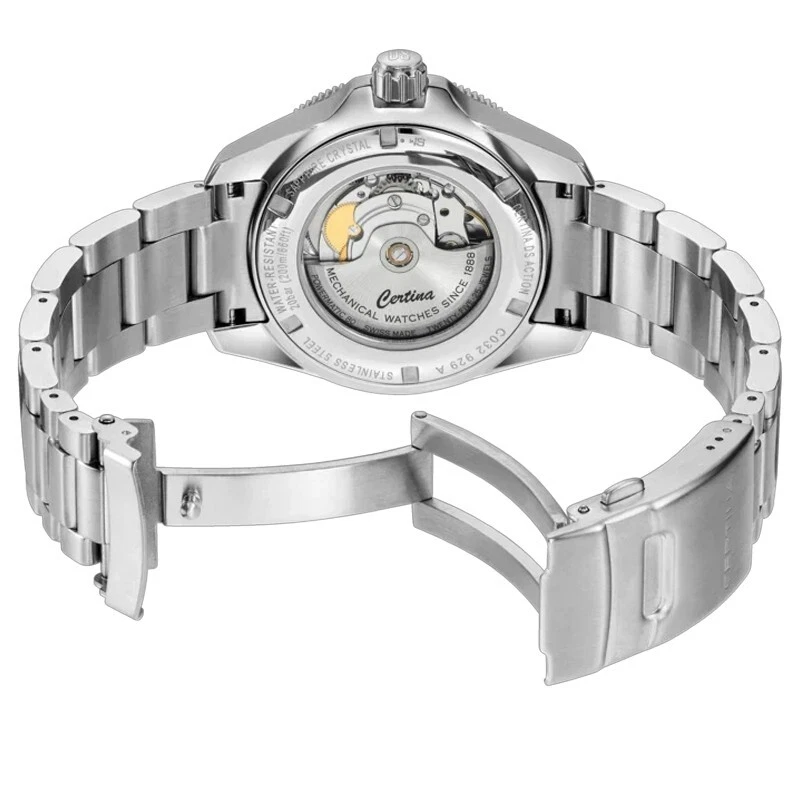 Reloj Hombre Certina DS Action GMT 41mm Verde-Negro C0329291105100 Foto 4 de 4