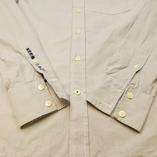 Superdry Shirt SMALL Slim Fit VERY SNUG Grey Mens Long Sleeve Check Cotton 100% - Picture 11 of 14