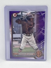 2022 Bowman Draft Paper Base Purple #BD-198 Aeverson Arteaga /250 Giants