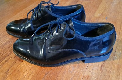 Black Patent Leather Men display picture 1