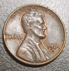 Photo of a 1964-D Lincoln Memorial Cent from an eBay sale