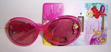 DISNEY PRINCESS Princesses SUNGLASSES CASE Sun Shades Flowers Crystals 100 UV