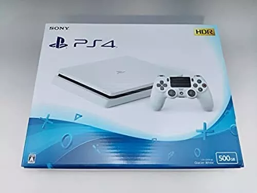 Sony PlayStation 4 PS4 Slim 500GB Glacier White Game Console Full Box  Tested F/S