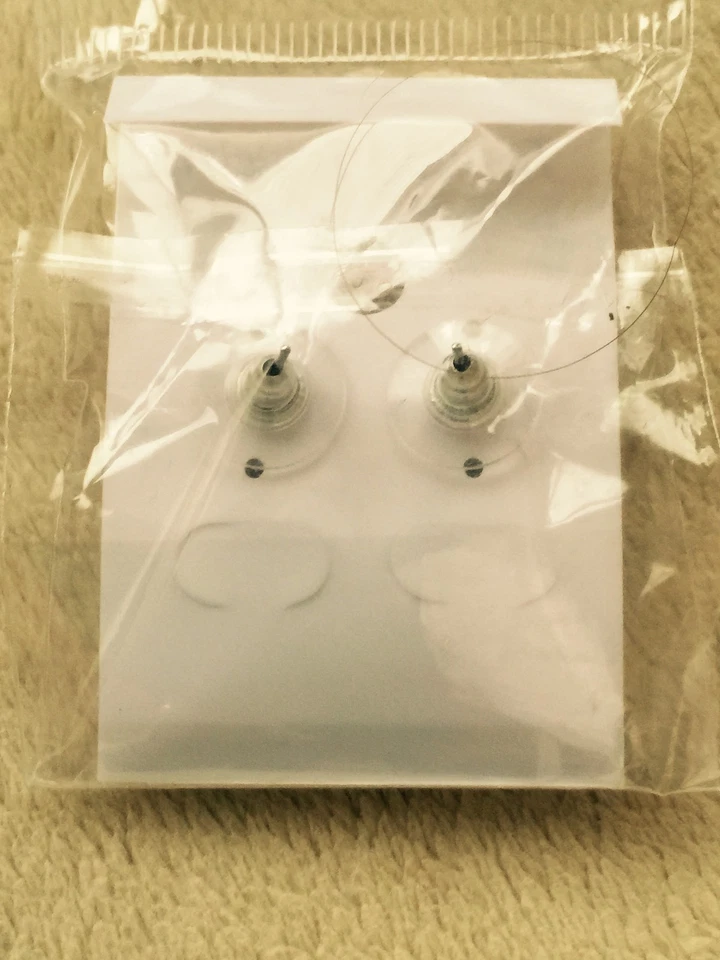 Novos brincos postes estilo artesão cheios de ouro branco fúcsia rosa CZ lágrima - Imagem 3 de 3