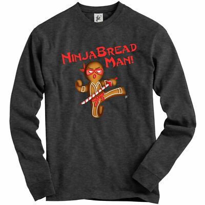 Ninja Brotmann Lebkuchen Ninja mit Schwert Erwachsene Weihnachten Pullover Sweatshirt