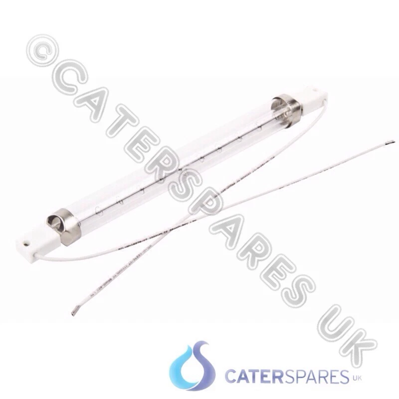 CSUK CATERING WIRED HEAT LAMP 220MM GANTRY LIGHT HALOGEN INFRARED BULB 230V 500W