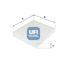 UFI Filter, Innenraumluft 53.254.00 für CADILLAC CHEVROLET OPEL