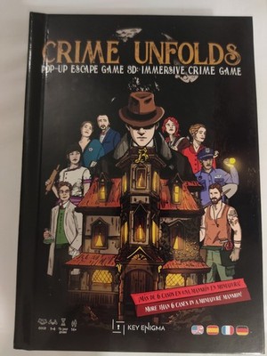 Crime Unfolds Key Enigma - Escape Room Investigativa Pop-Up