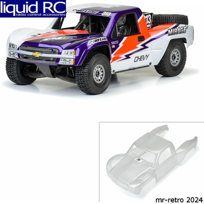 #ad Pro Line 362417 Pre Cut 2007 Chevy Silverado Clear Body for Unlimited Desert Rac $59.99