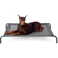 Hundeliege Outdoor Grosse Hunde Grau ErhöHtes Hundebett 124X90X20Cm