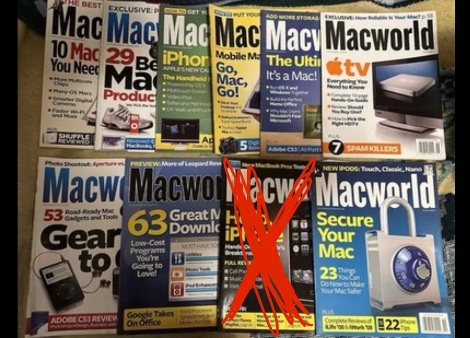 LOT: 30 Macworld Magazines Various 2005 - 2008 PLEASE READ DESC Foto 4 de 4