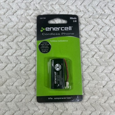 Enercell Cordless Phone Battery 2301739 300mAh Am Telecom, At&T, VTech New