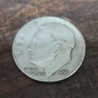 1 1956 Roosevelt Silver Dime 10C 0.9 Fineness Circulated US Coin