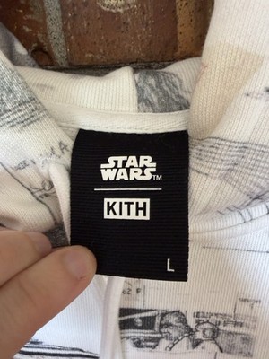 Kith Star Wars Box Logo Sketches Hoodie December 2021 Collection