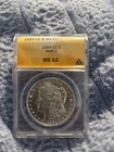 $1 1884 CC VAM 2 ANACS MS 62 100% Brilliant
