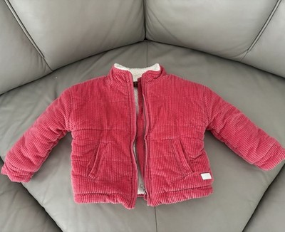 Pink 2T Girl Coat For 7 All ManKind Winter Coat Chenille Inside Furry