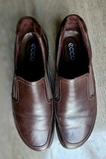 ECCO Flair Shoes Womens EUR 38 UK 5 Coffee Leather Loafer Walking Boxed