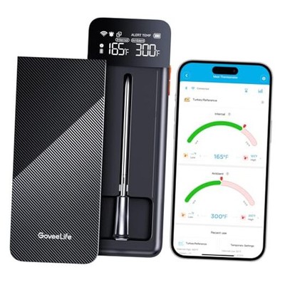  Wireless Meat Thermometer, WiFi Meat Thermometer Digital with Unlimited Range 