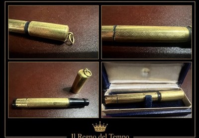 ANGLO AMER Tullia Vintage 1920 Stift Stilografische mit Goldplattierung