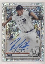 2020 Bowman Chrome Prospects Speckle Refractor /299 Zack Hess #CPA-ZH Auto 09we