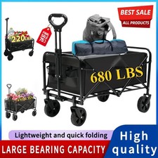 680LBS All Terrain Heavy Duty Folding Cart, Large Capacity
