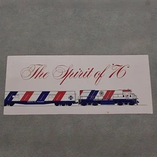 The Spirtit of 76 Seaboard Frisco Santa Fe Railroad Tour Date Flyer