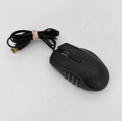 Razer Naga 2014 RZ01-0104 Gaming Mouse USB Tested & Working