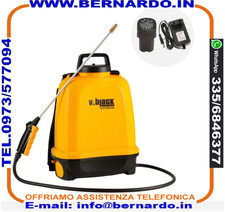 Volpi V-BLACK VITA 12 - Pompa irroratrice elettrica a batteria - A spalla