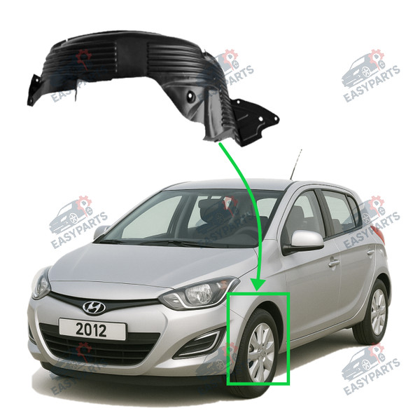 Radlauf StoßStange Locaro Vorne Links FüR Hyundai I20 2012 - 2014-image