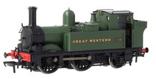 Dapol 4S-517-005 OO Gauge 0-4-2 517 Class Great Western Green 1159