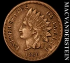 1860 Indian Head Cent - Scarce  Extra Fine+  Semi-key  Better Date  #L4602