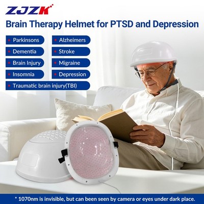 Brain Stroke Therapy Helmet 1070nm Led Near Infrared Light Treatment Depression