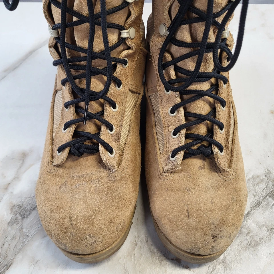 Botas de combate Belleville Gore-tex impermeables de gamuza para hombre talla 10,5 W beige Foto 4 de 4