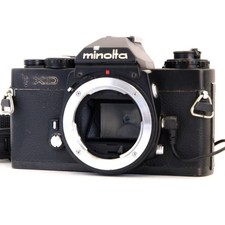  Meter Works  Minolta XD 35mm Film SLR Camera Black Body New Seal w/ Strap JP