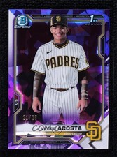 2021 Bowman Chrome Sapphire Prospects Purple Refractor 21/25 Victor Acosta 0q79