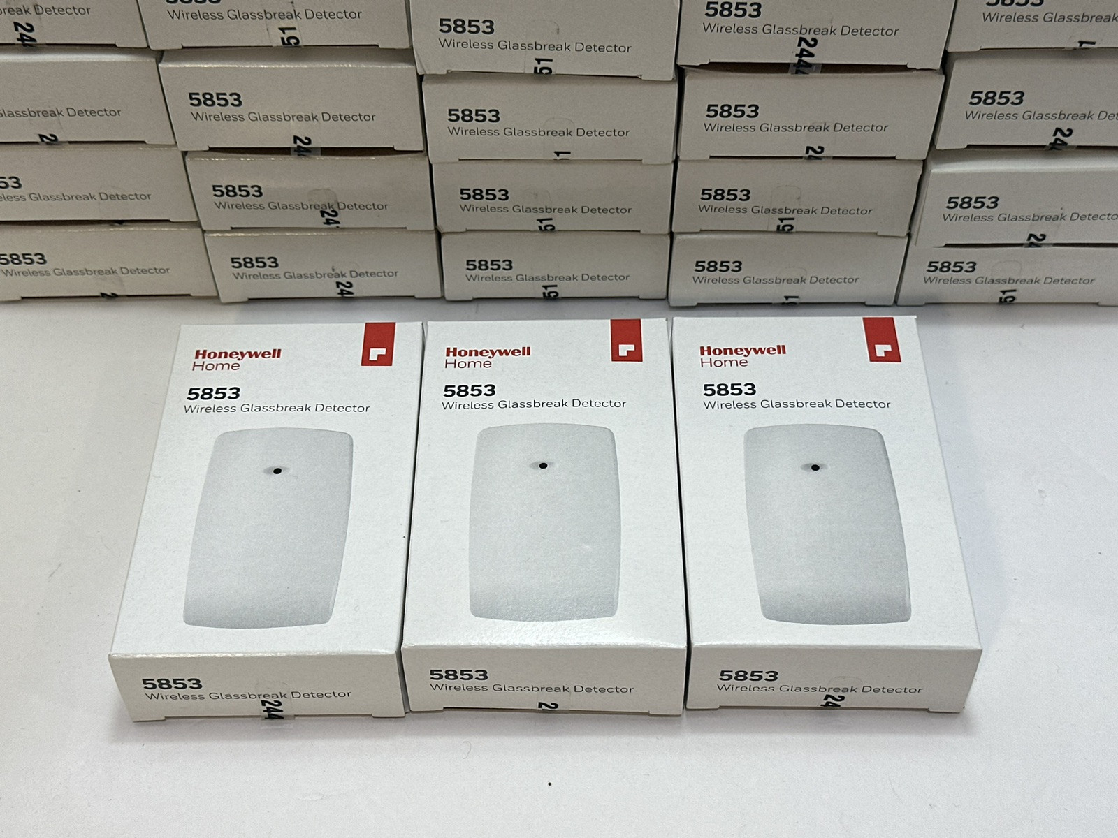 Lot of 3 Brand New Honeywell 5853 Wireless Glass Break Sensor Ademco
