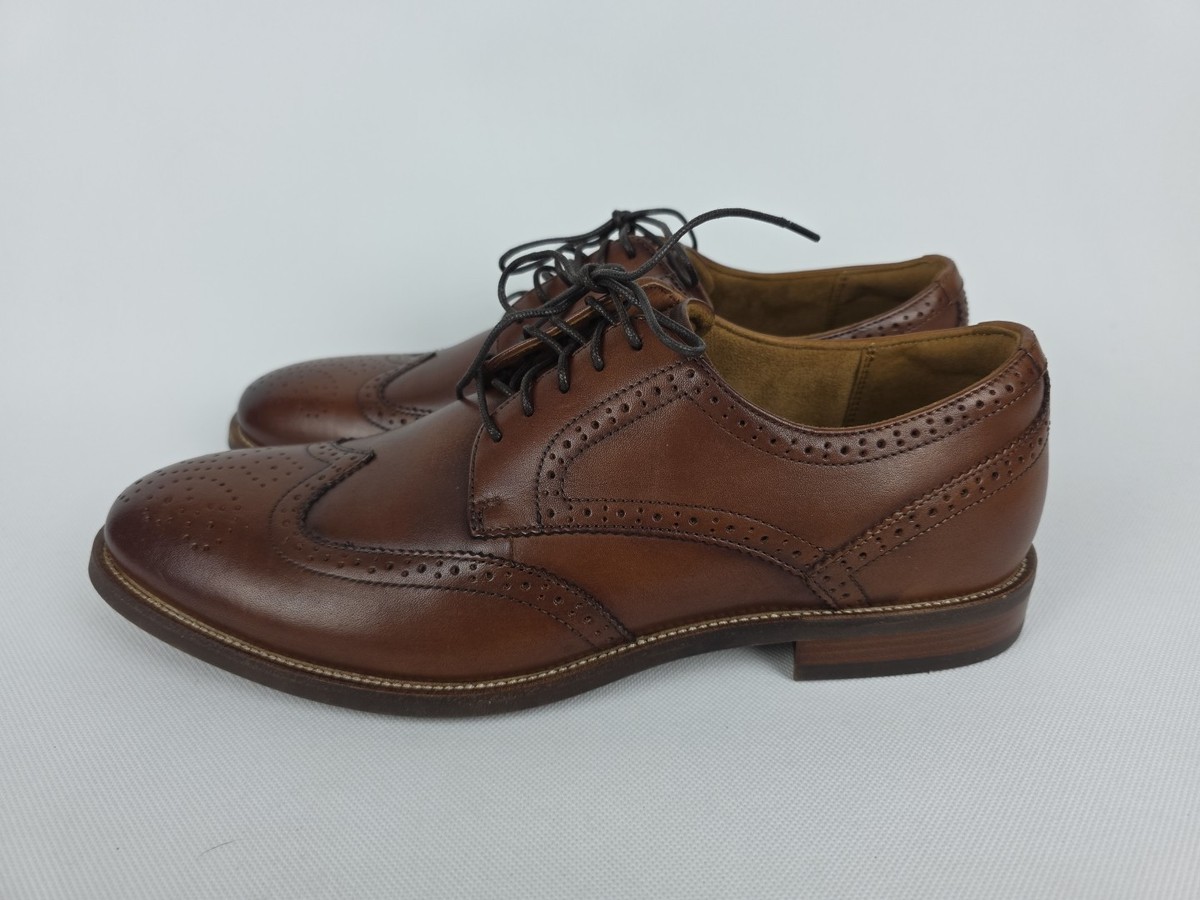 FLORSHEIM - RUCCI Wingtip Oxford in Cognac Florsheim Rucci Wingtip Oxford - FREE Shipping & FREE  main image 3