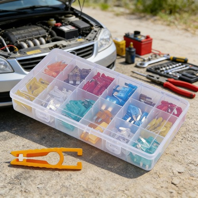 #ad #ad 220PCS Blade Fuse Kit ATC ATO ATM for Car Truck Motorcycle Fuses Assortment $5.35