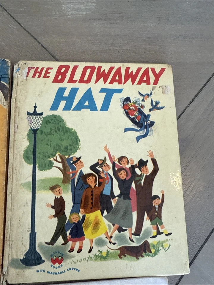 Vintage Wonder Books Easy Reader Children's Books Lot Of 4 1962 1963 - Image 3 of 4