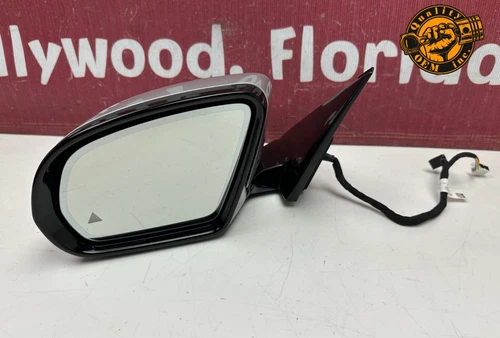 2014-2020 MERCEDES S CLASS W222 SEDAN LEFT SIDE REAR VIEW MIRROR W/ BLIND SPOT