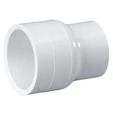 Manufacturer Varies PVC Reducing Coupling, Socket x Socket, 2 in x 1 1/2 in Pipe