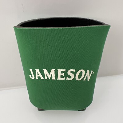 Jameson Irish Whiskey Brand - Green - Can or Bottle Koozie Man Cave Bar