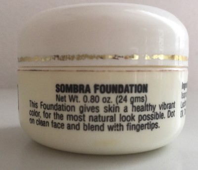 SOMBRAS  All Natural Cream Foundation Fresh Peach 0.8 oz 24 gm