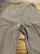 Vintage 1980's Women's Cape Cod Match Mates Gray Corduroys, Size 14