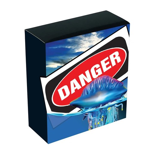 Tuvalu 2024 Deadly & Dangerous Australia Mosca Azul 29.6ml Moneda de Plata - Zdjęcie 2 z 6