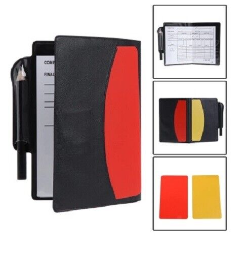 CARTERA DE ÁRBITRO FÚTBOL CON TARJETAS Y HOJAS DE ANOTACIÓN, CARTERA DEPORTIVA - Foto 1 di 2