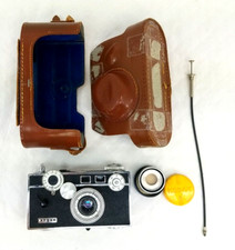 VINTAGE ARGUS Black 35mm Camera w/ Cintar 50mm f/3.5 Lens